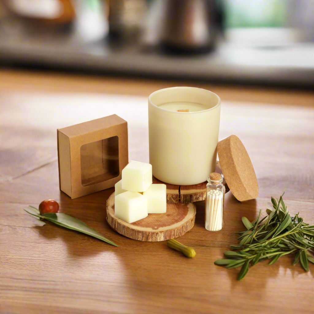 Scented Coconut Soy Wax Melts - Set of 6. Home Fragrance for Candle Warmers