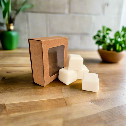 Scented Coconut Soy Wax Melts - Set of 4 Wax Cubes. Home Fragrance for Candle Warmers