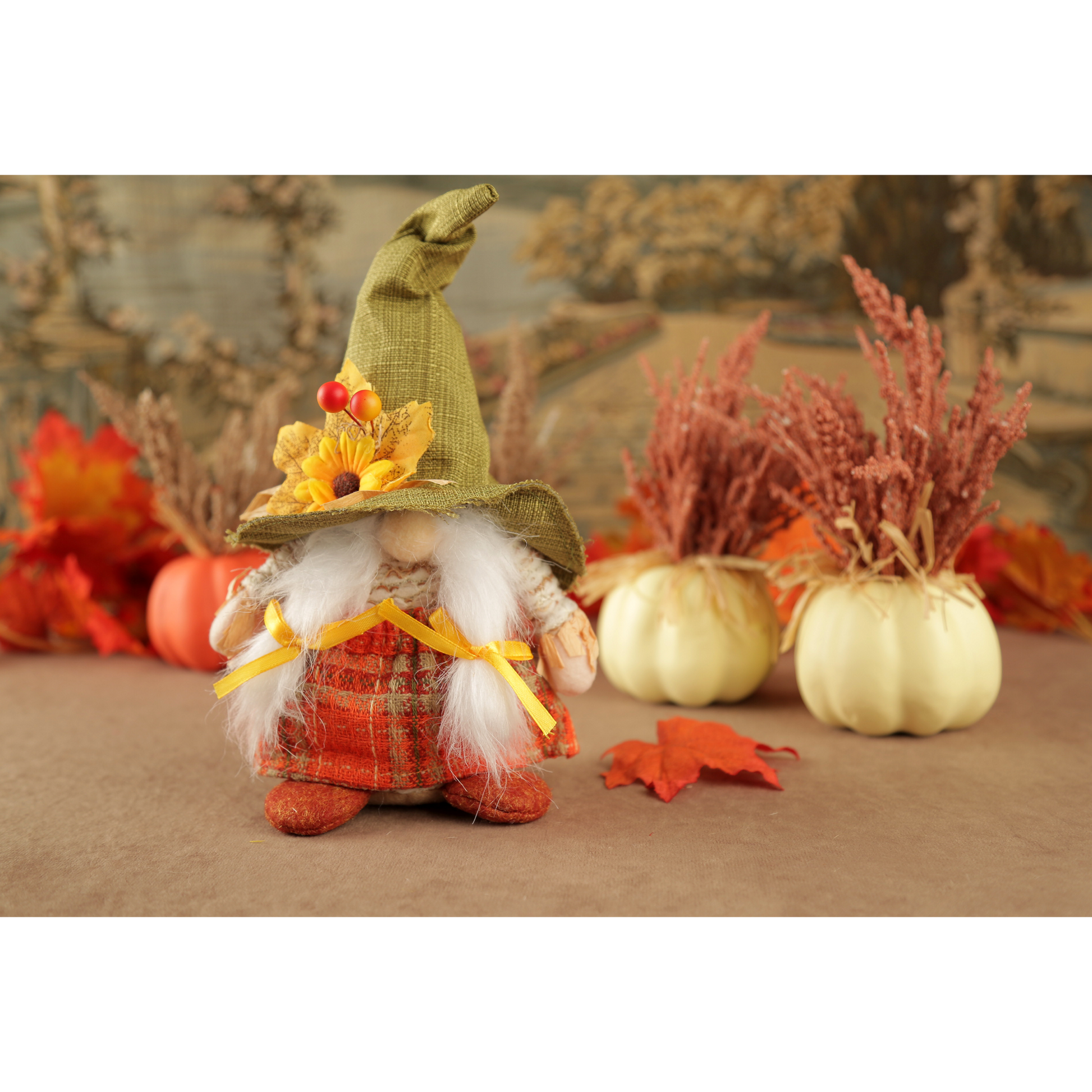 Delightful Plush Seasonal Cute Adorable Autumn Gnomes