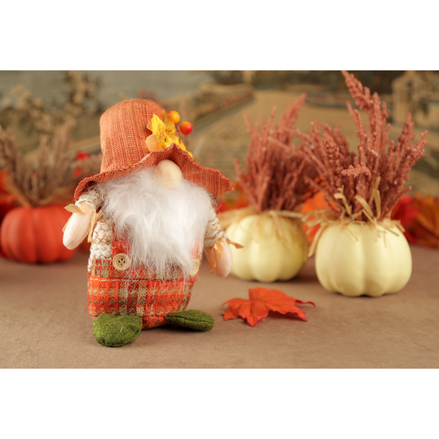 Delightful Plush Seasonal Cute Adorable Autumn Gnomes