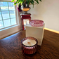 Cranberry Splash-7oz posh candle vessel & lid - translucent mauve 4