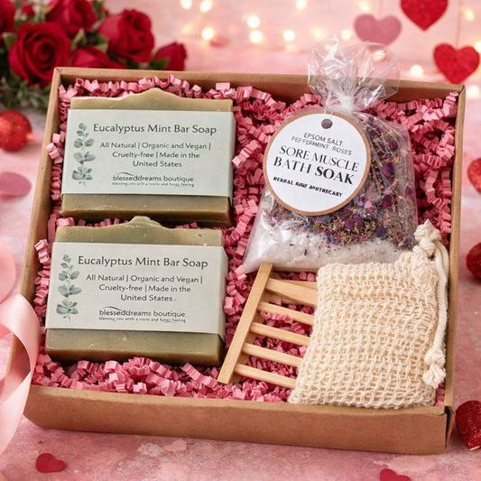 Bar Soap Set - Eucalyptus Mint - Buy two Gift Boxes, get 10% off! Enter code LOVE10