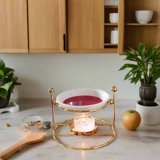 Essential Oil Wax Melt Warmer - Golden Color