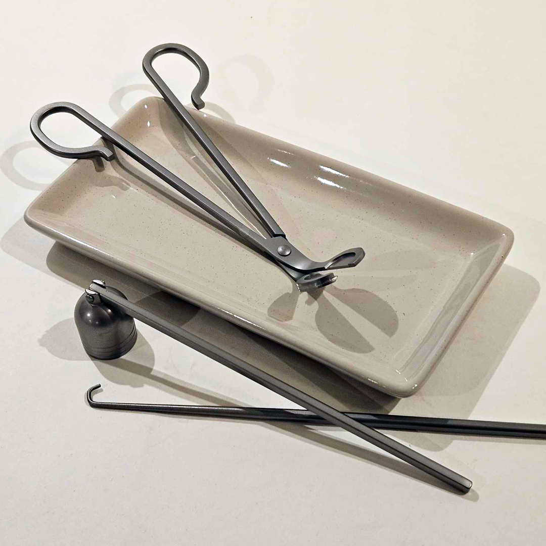 Metal Candle Snuffer, Wick Trimmer and Candle Wick Dipper_3