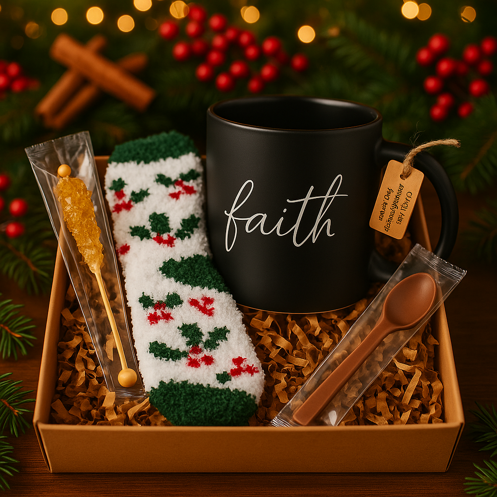 Faith Holiday Mug Gift Box