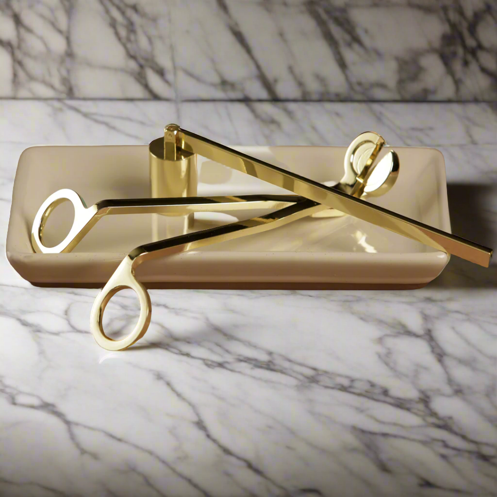 Cream Speckled Tray Décor 3