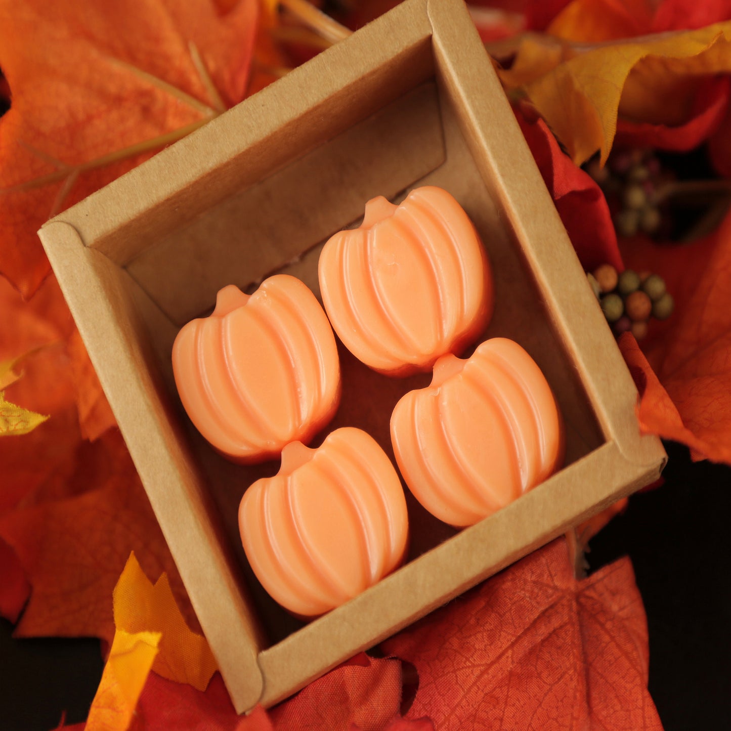 Pumpkin Spice Wax Melts - Set of 4 Wax Melts. Home Fragrance for Candle Warmers