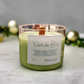 Yuletide Bliss - Hand-Poured - Wood Wick Soy Candle 1f