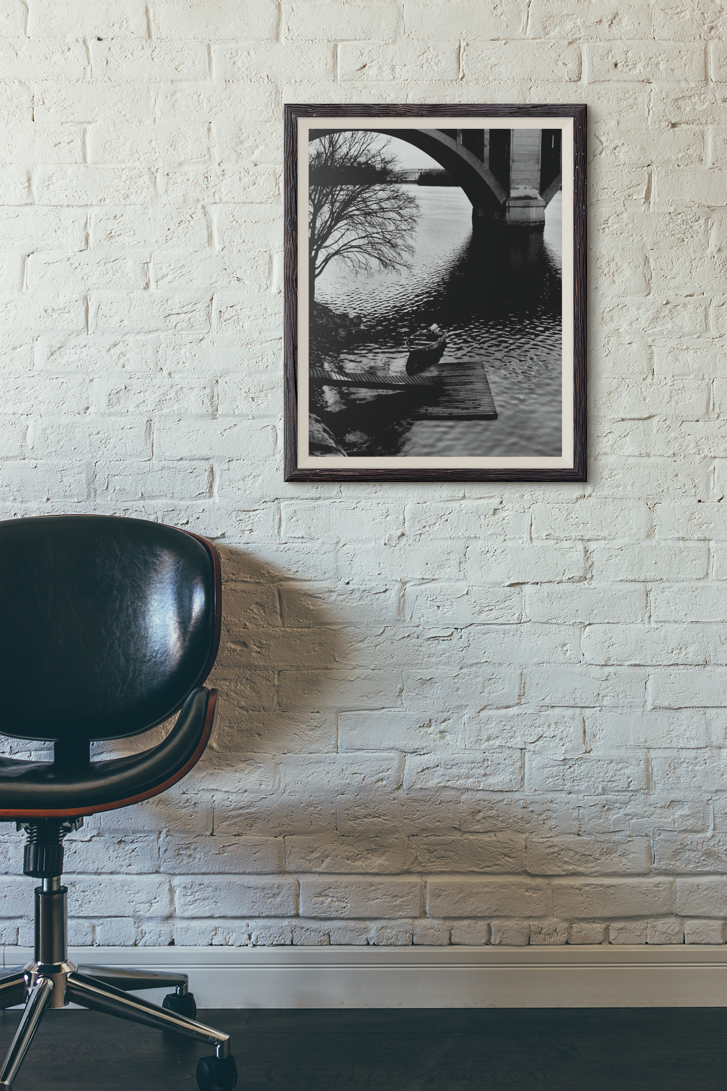 Lonely Boat - Wall Fine Art Photography - Unframed Wall Art Décor 1